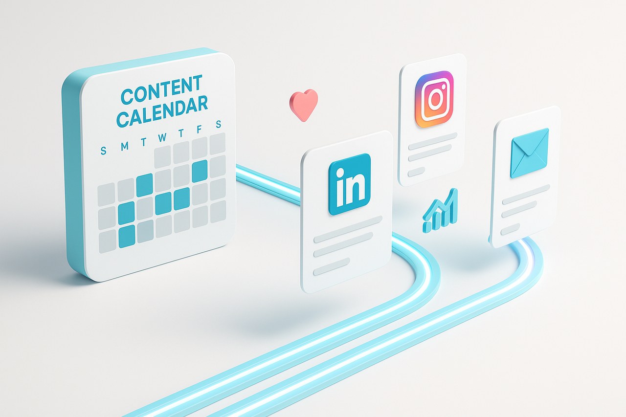 Marketing & content, automatisch ingepland en gepubliceerd